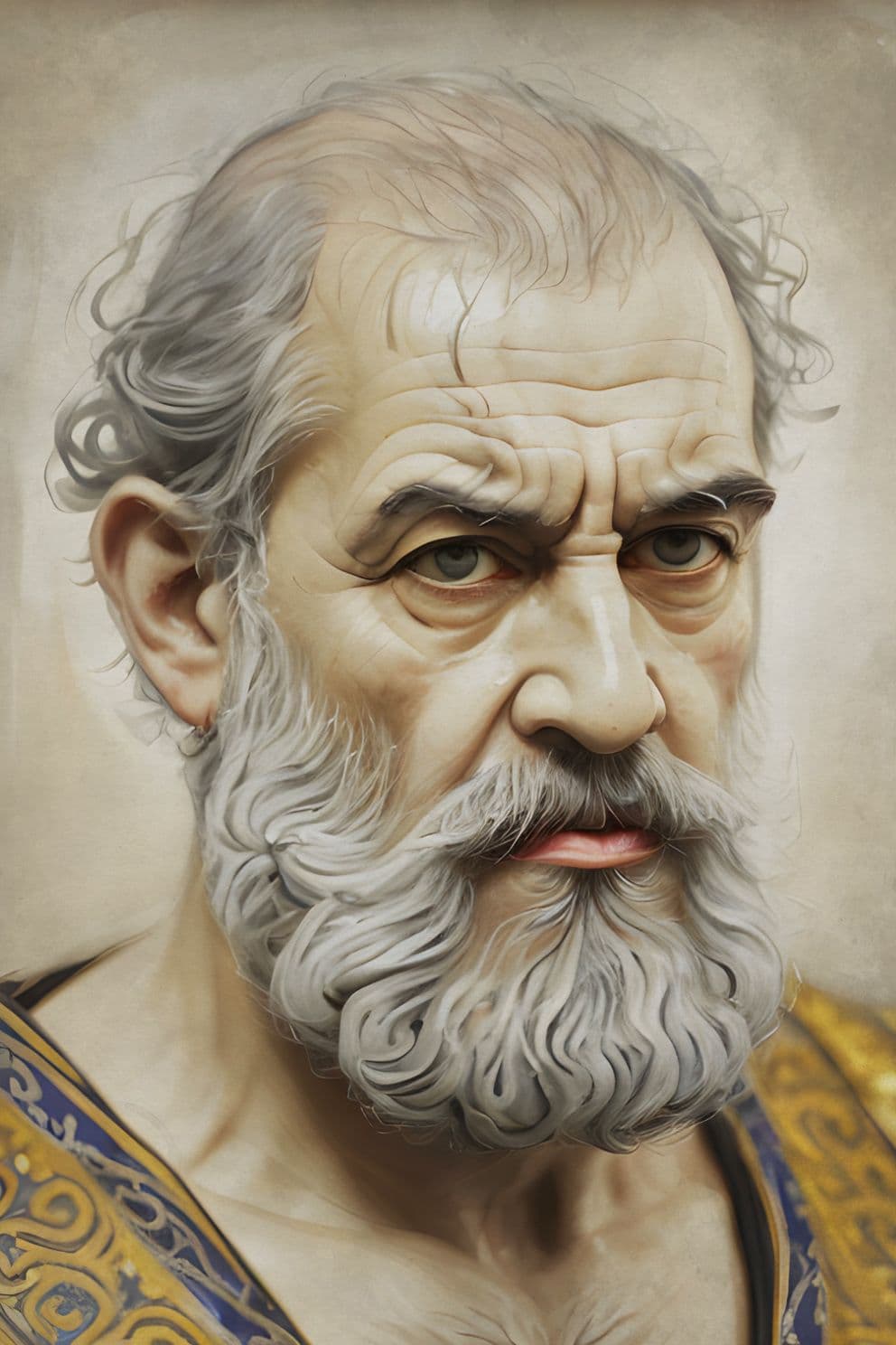 Portrait Gemälde Aischylos