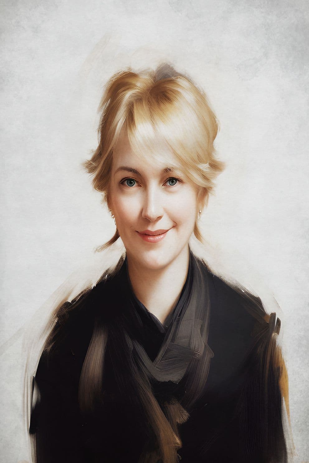 Portrait Gemälde Brené Brown