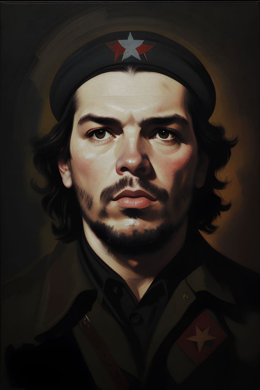 Portrait Gemälde Che Guevara