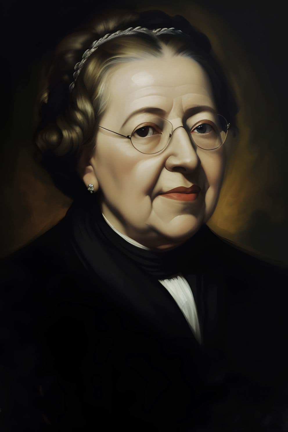 Portrait Gemälde Corrie Ten Boom