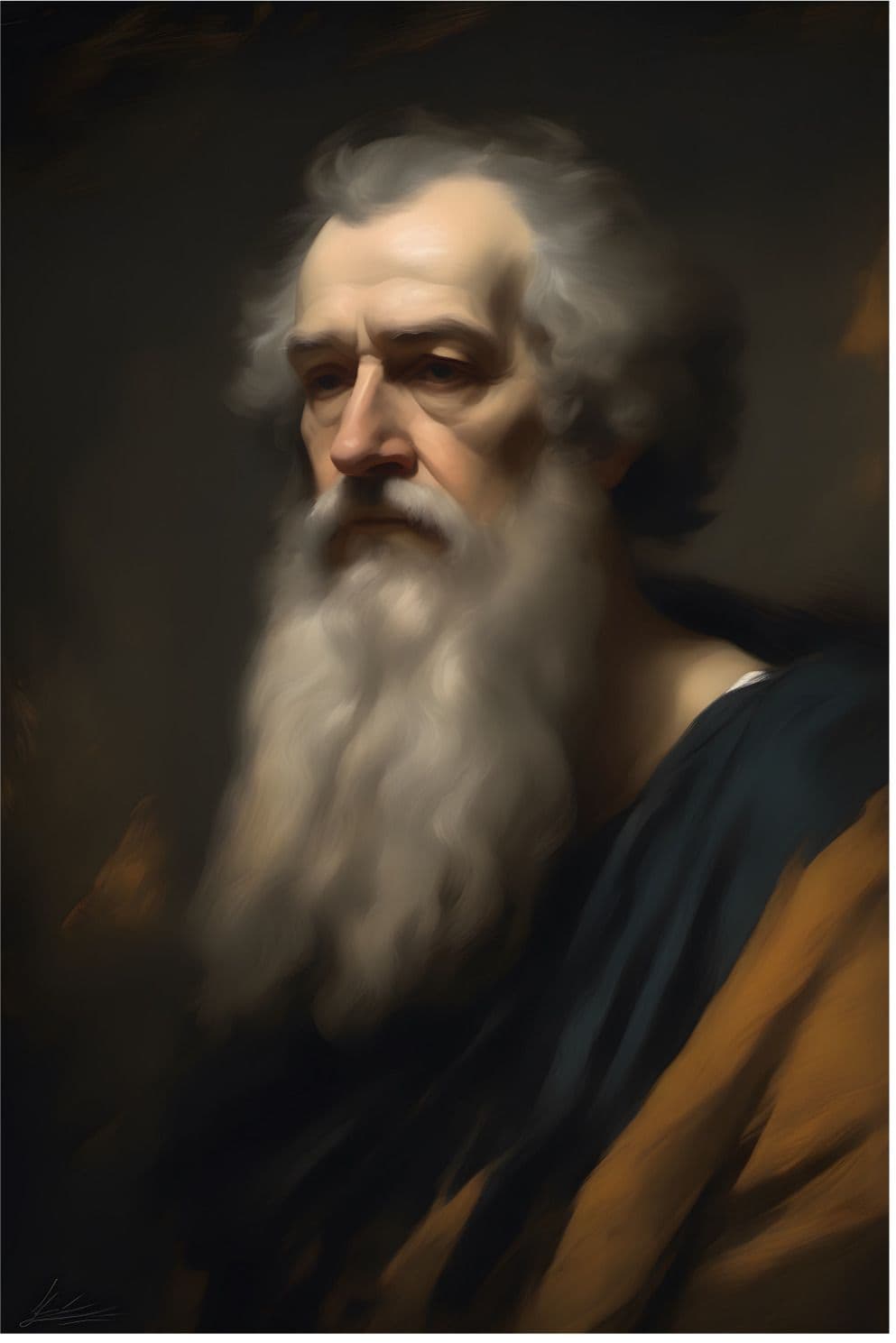 Portrait Gemälde Epiktet