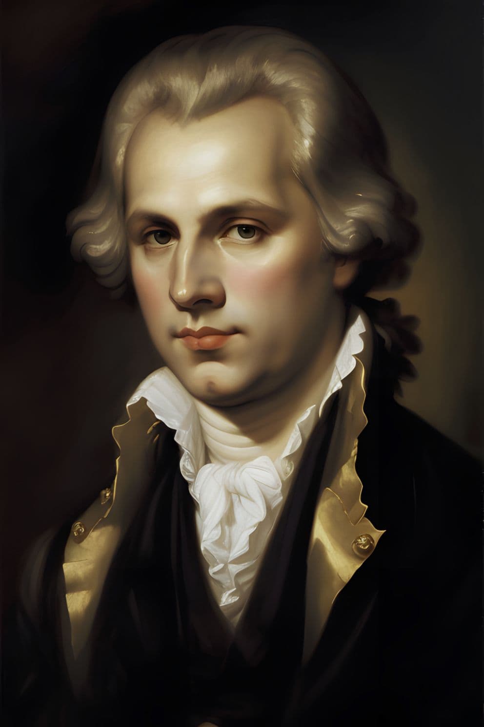 Portrait Gemälde Friedrich Schiller