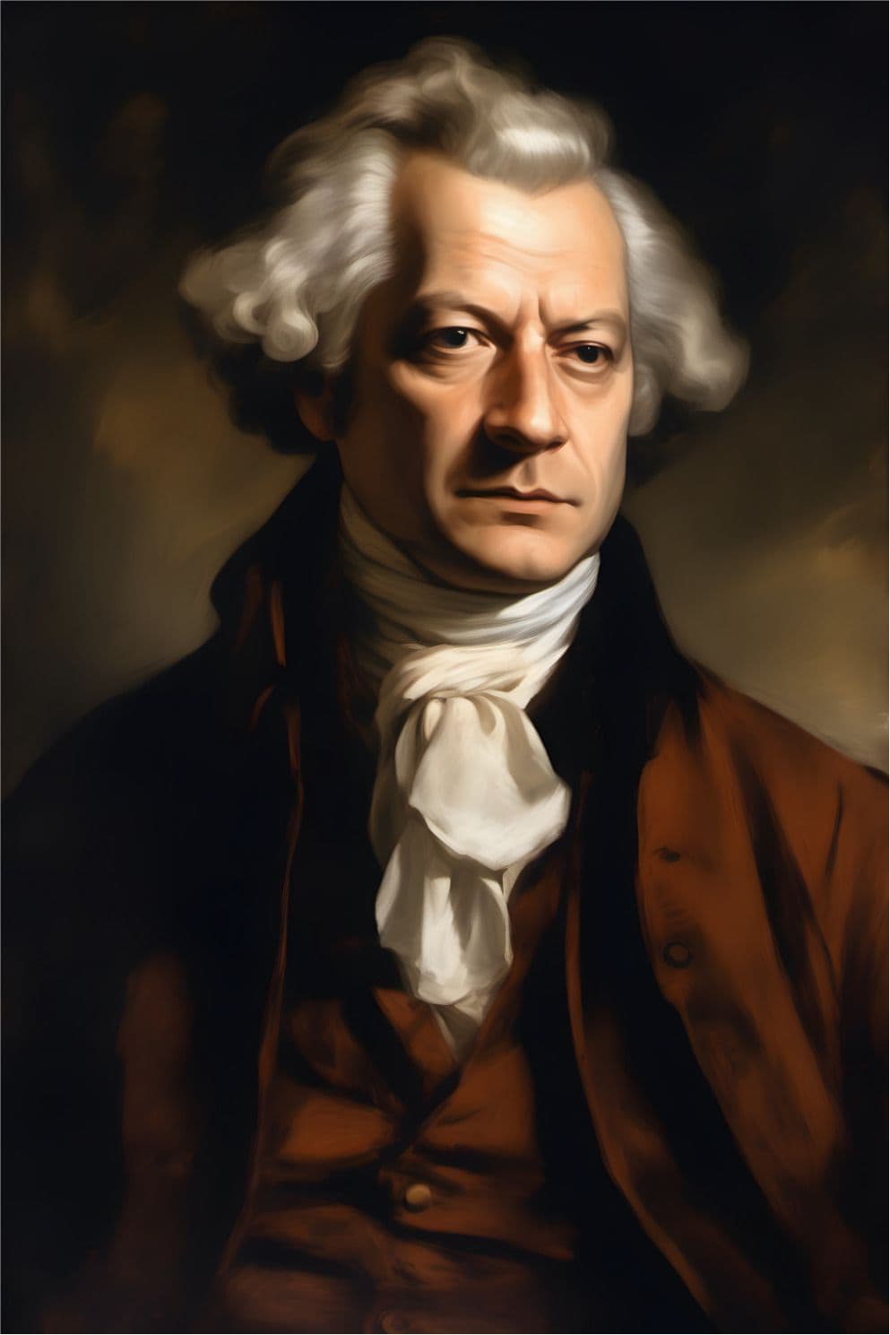Portrait Gemälde Gotthold Ephraim Lessing