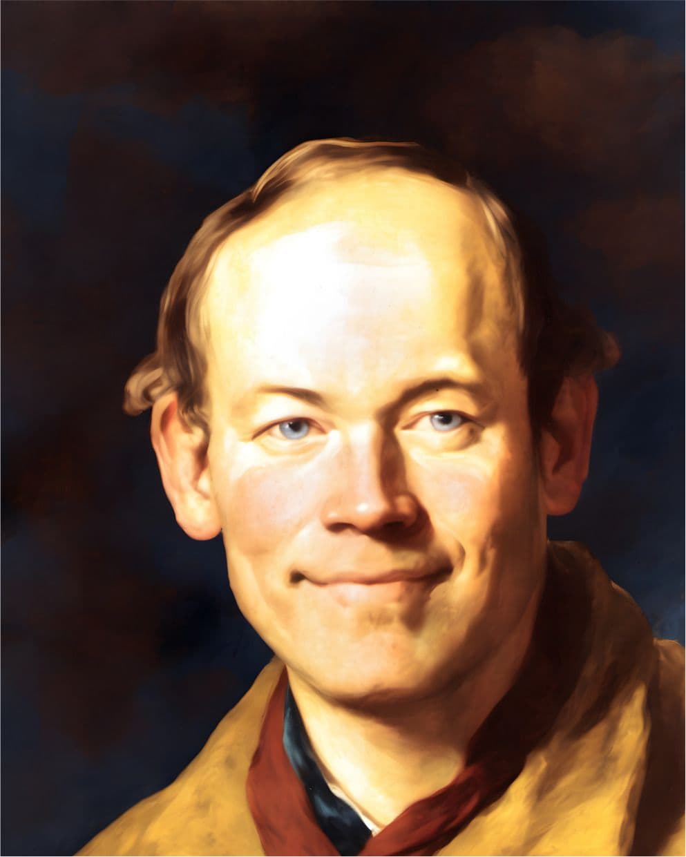 Portrait Gemälde H. Jackson Brown, Jr.