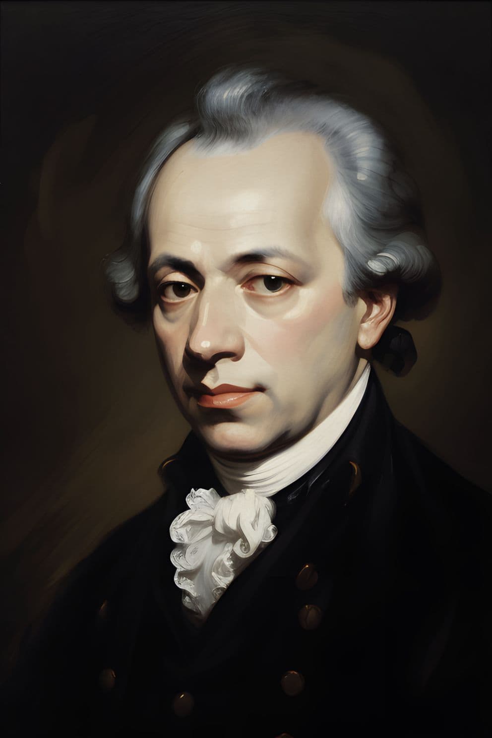 Portrait Gemälde Immanuel Kant