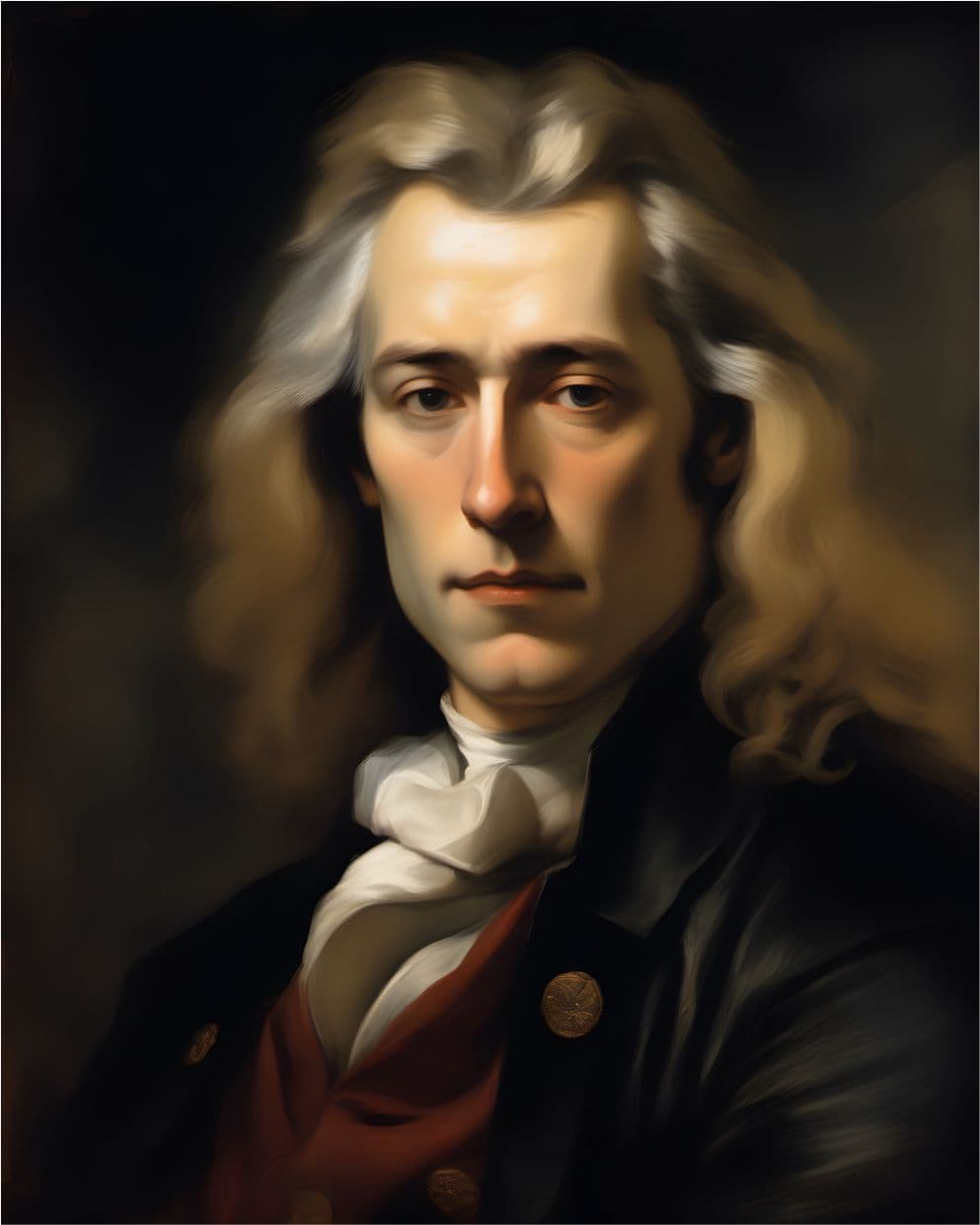 Portrait Gemälde Jean Paul