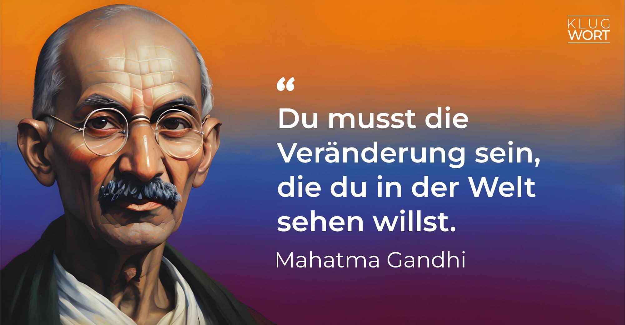 Bild von Mahatma Gandhi