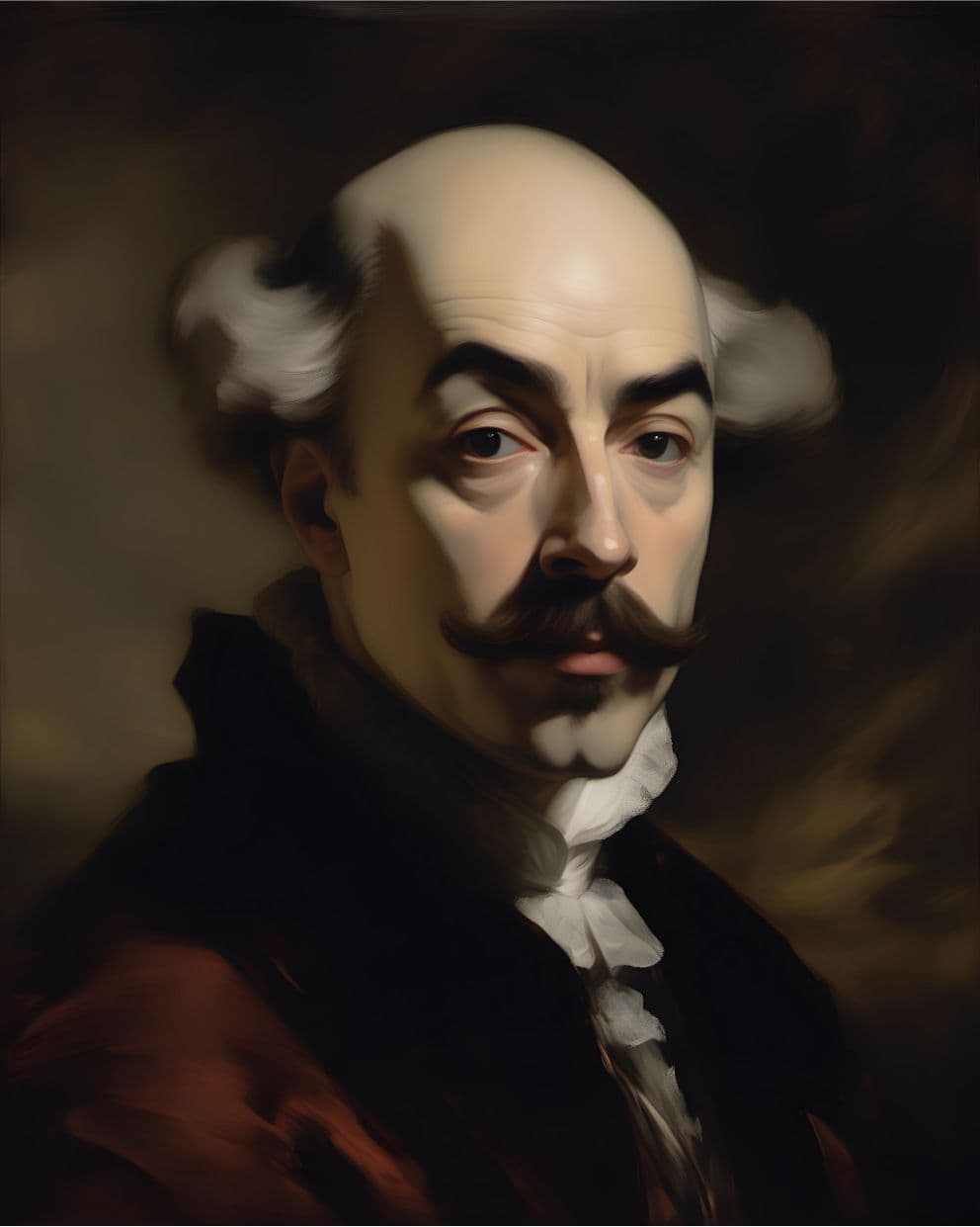 Portrait Gemälde Michel de Montaigne