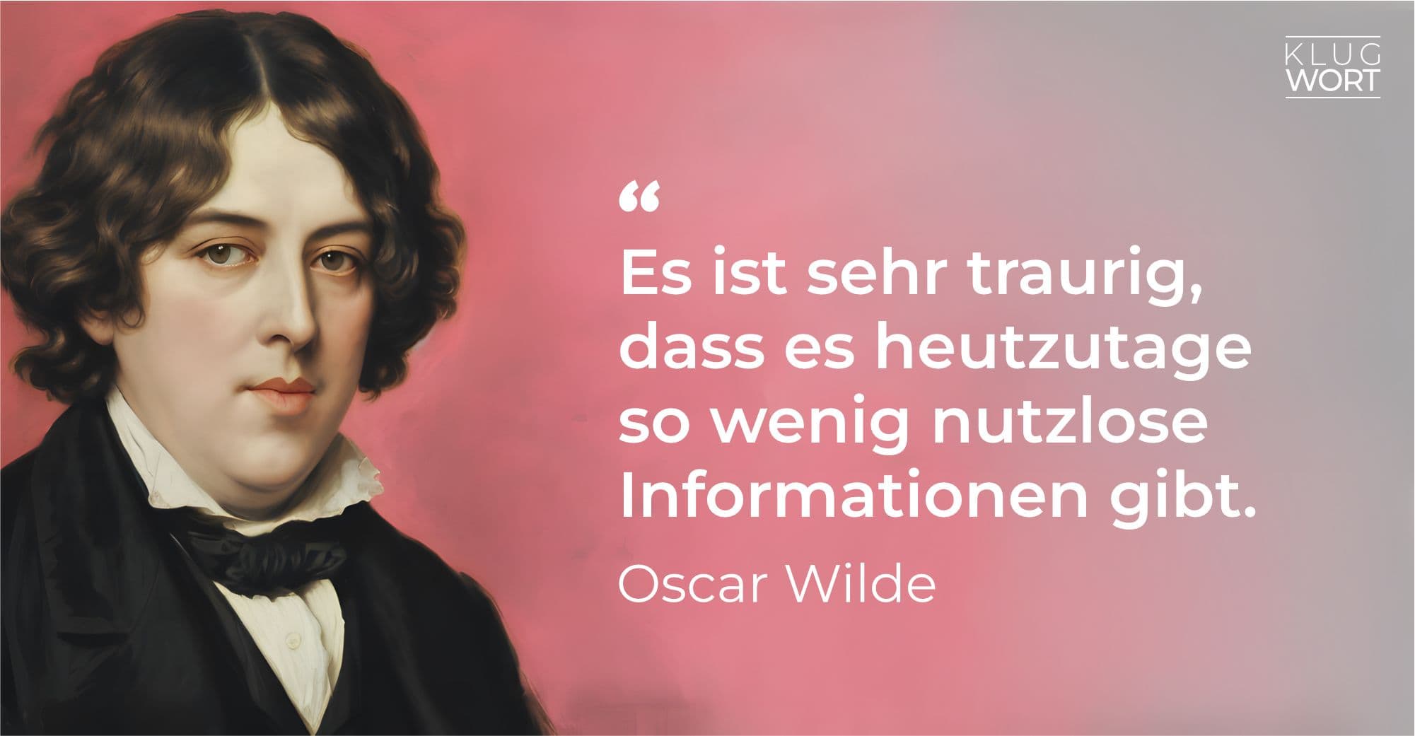 Bild von Oscar Wilde