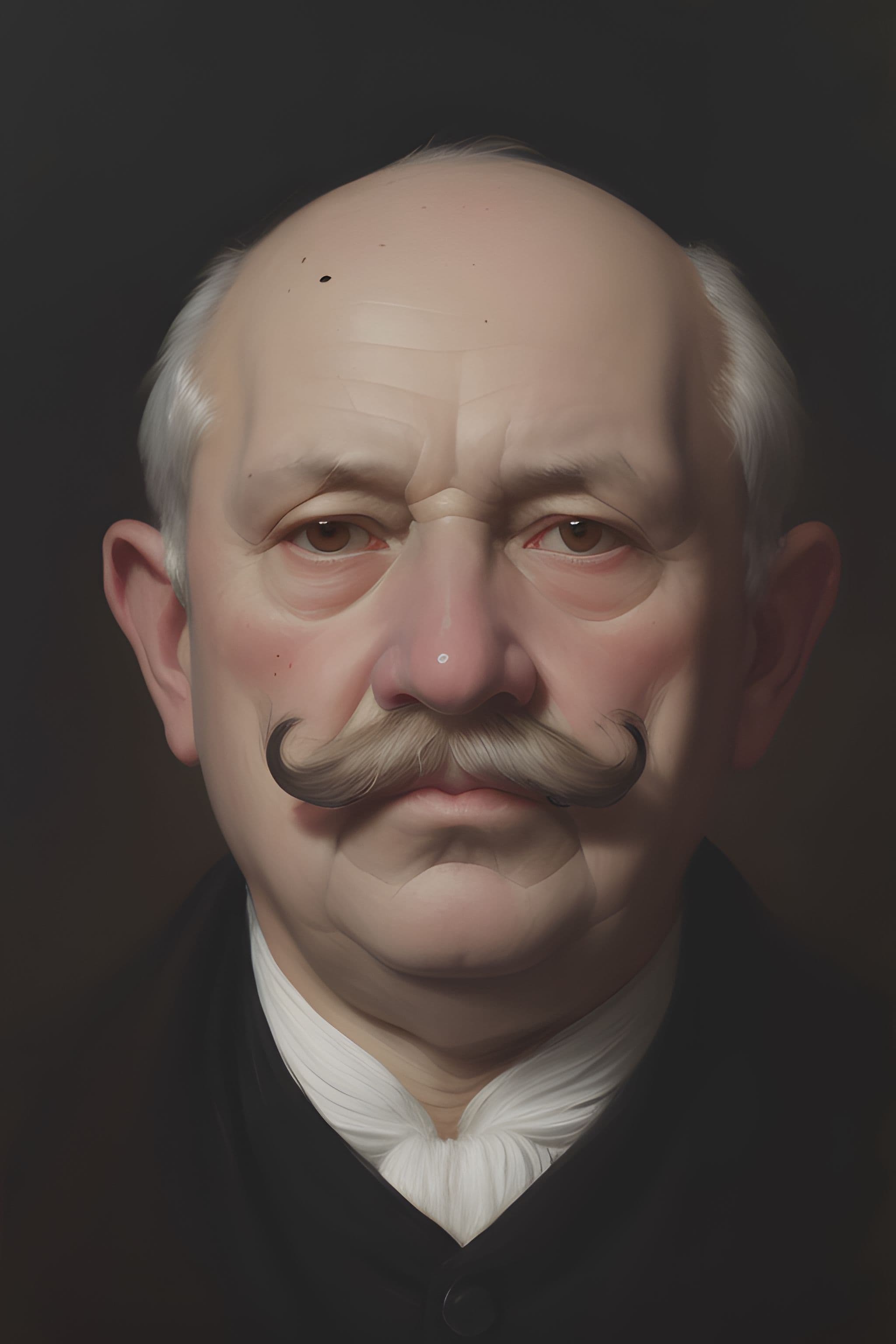 Portrait Gemälde Peter Altenberg