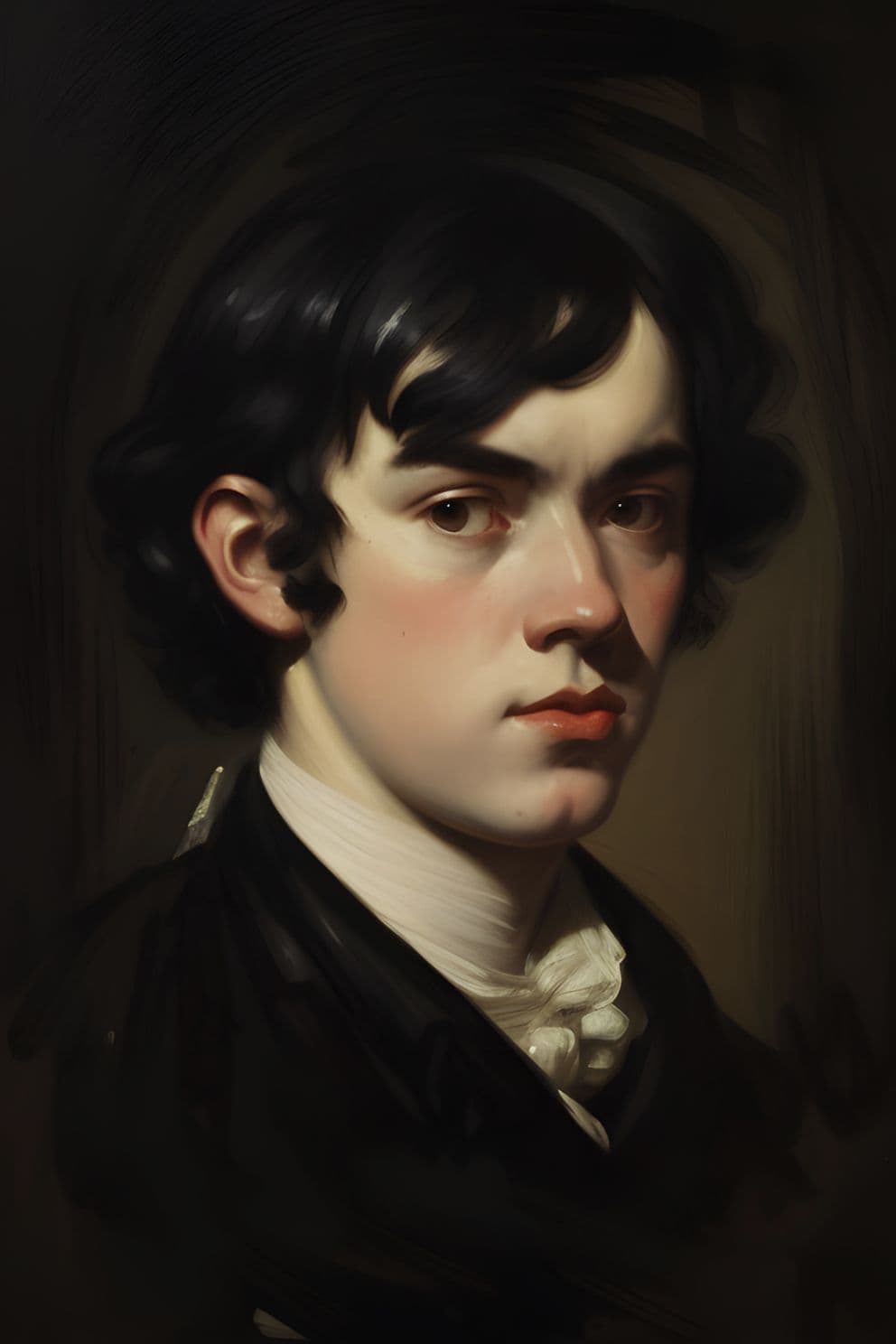 Portrait Gemälde Samuel Butler
